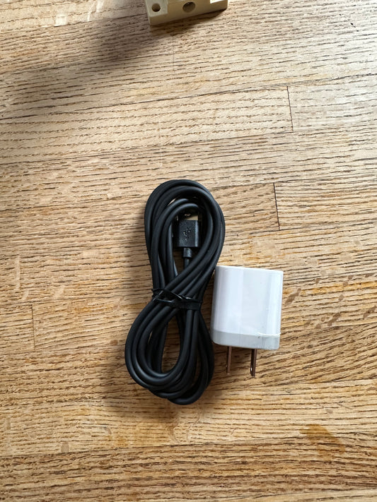 Turtle Lamp Power Cord and Wall Charger Bundle